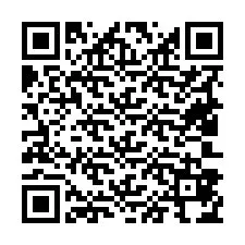 Kod QR dla numeru telefonu +19403874209