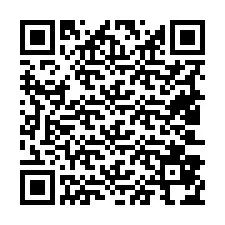 QR kód a telefonszámhoz +19403874799