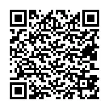 QR kód a telefonszámhoz +19403875047