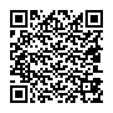 Código QR para número de telefone +19403875048