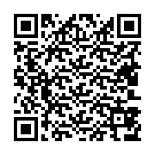 Código QR para número de teléfono +19403876416