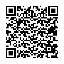 Código QR para número de teléfono +19403876457