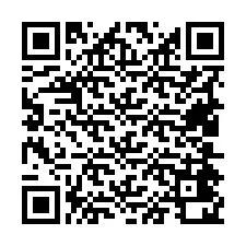 QR Code pour le numéro de téléphone +19404420897