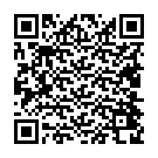 QR Code pour le numéro de téléphone +19404428692