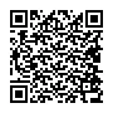 QR-Code für Telefonnummer +19404536976