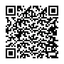 電話番号のQRコード +19404537376