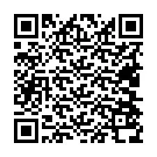 QR-Code für Telefonnummer +19404538333