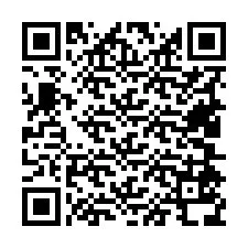 Codice QR per il numero di telefono +19404538837
