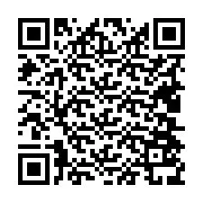 Código QR para número de teléfono +19404539372