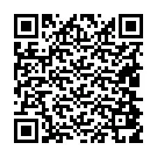 QR код за телефонен номер +19404819175