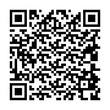 QR-koodi puhelinnumerolle +19404828100