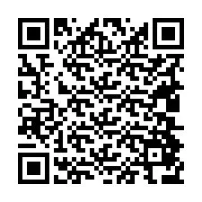 QR Code pour le numéro de téléphone +19404876670