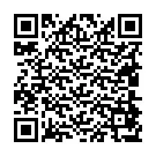 QR kód a telefonszámhoz +19404877444