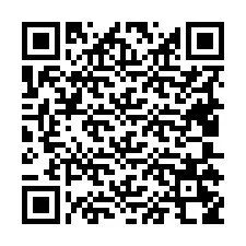 QR kód a telefonszámhoz +19405258502