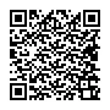 QR kód a telefonszámhoz +19405360976