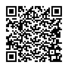 Código QR para número de teléfono +19405363556