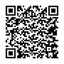 Código QR para número de telefone +19405745837