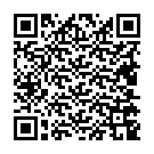 Codice QR per il numero di telefono +19405749892