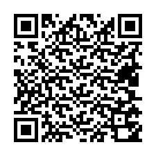 QR-Code für Telefonnummer +19405750127