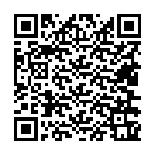 Código QR para número de teléfono +19406361937