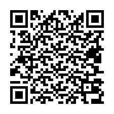 Código QR para número de telefone +19407036023