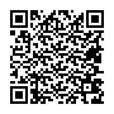 Kod QR dla numeru telefonu +19407426567