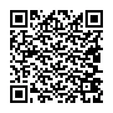 Kod QR dla numeru telefonu +19407429334