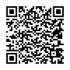 Código QR para número de telefone +19407429809