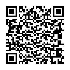 Código QR para número de teléfono +19407429810