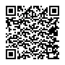 Código QR para número de teléfono +19407570697