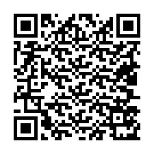 QR kód a telefonszámhoz +19407571639