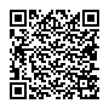 QR-koodi puhelinnumerolle +19407571646