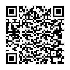 QR-koodi puhelinnumerolle +19407578162