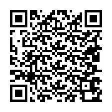 Kod QR dla numeru telefonu +19407670174