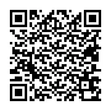 QR-koodi puhelinnumerolle +19407670543