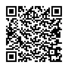 QR kód a telefonszámhoz +19407671086