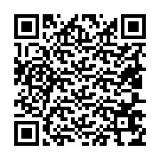 QR Code สำหรับหมายเลขโทรศัพท์ +19407674709