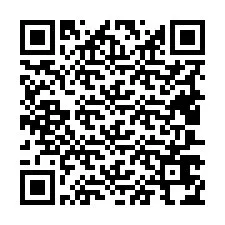 Codice QR per il numero di telefono +19407674952