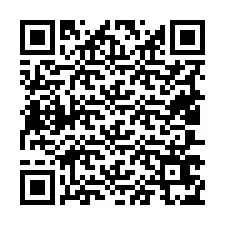 Kode QR untuk nomor Telepon +19407675649