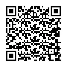 QR kód a telefonszámhoz +19409978318