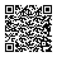 Código QR para número de telefone +19492216232