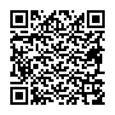 Código QR para número de telefone +19497156207