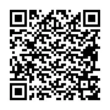 Kod QR dla numeru telefonu +19497157577