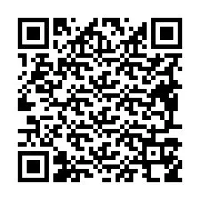 Código QR para número de telefone +19497158022