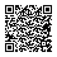 QR-koodi puhelinnumerolle +19497159137