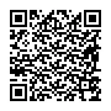 Codice QR per il numero di telefono +19497574275