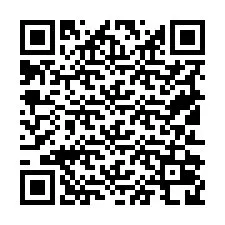 Código QR para número de telefone +19512028071