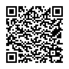 Código QR para número de teléfono +19512035857