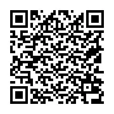 QR-koodi puhelinnumerolle +19512036551