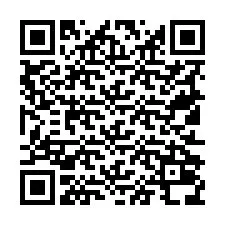 QR Code สำหรับหมายเลขโทรศัพท์ +19512038290